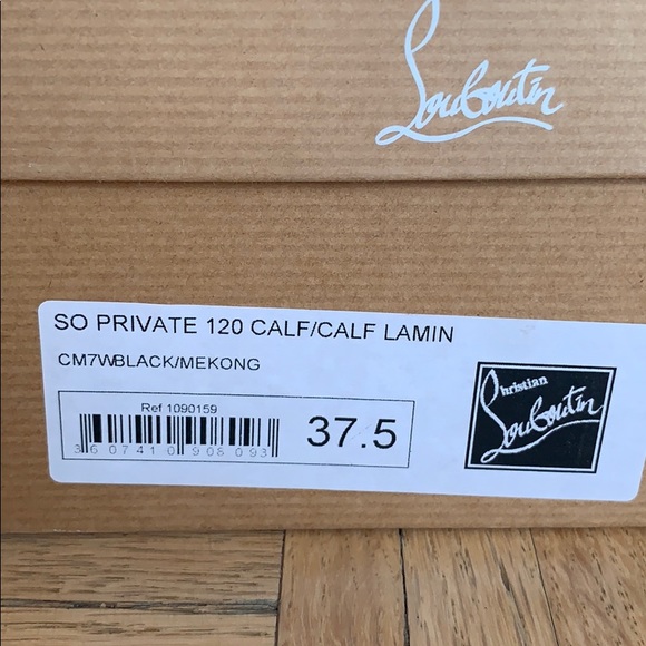 SO PRIVATE 120 Christian Louboutin Pumps 37.5 - Picture 6 of 13